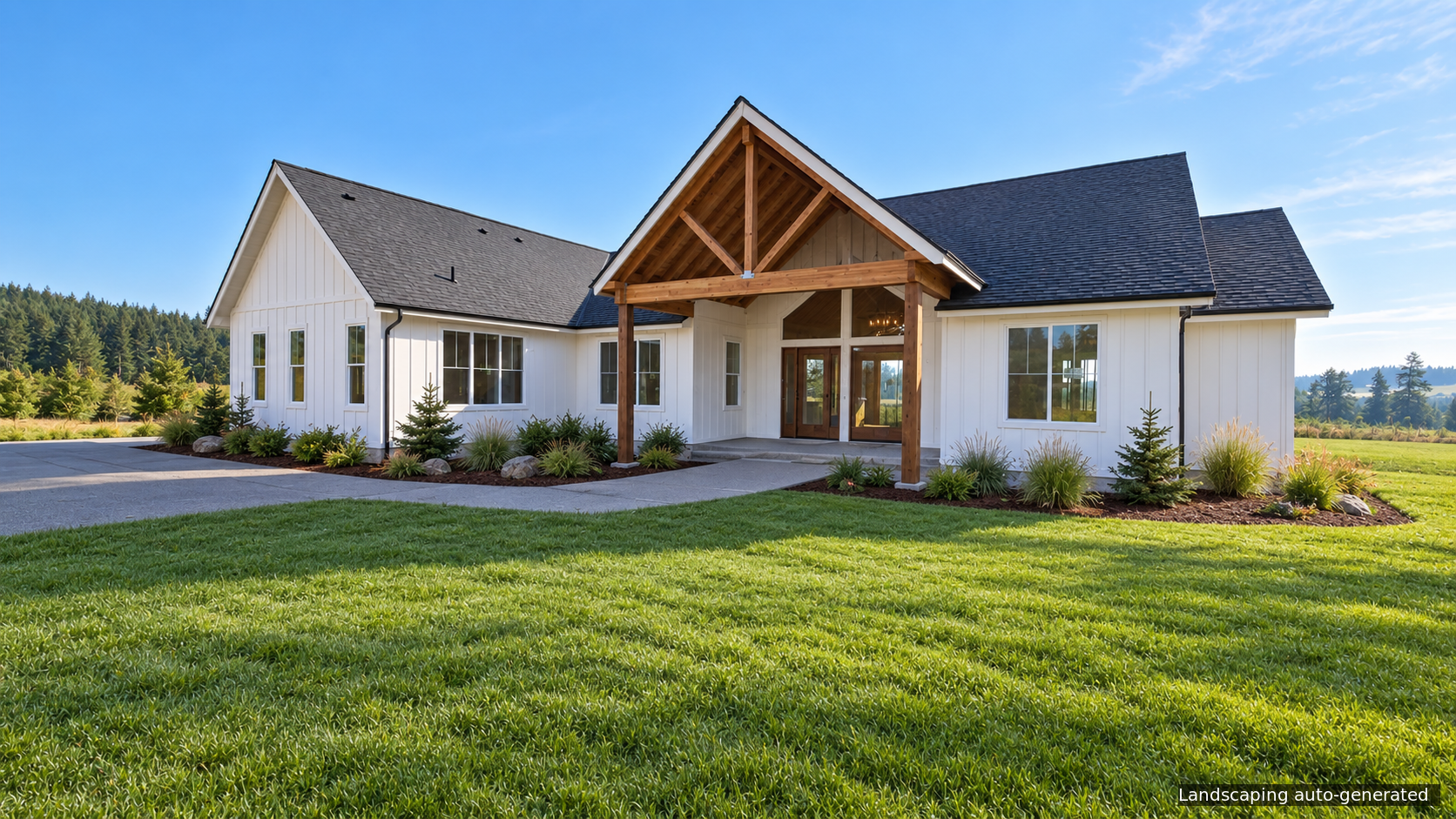 Custom home project in Lewis County, Washington
